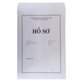 Bìa hồ sơ xin việc trắng F4 100 gsm 