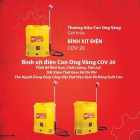 Bình xịt điện con ong vàng