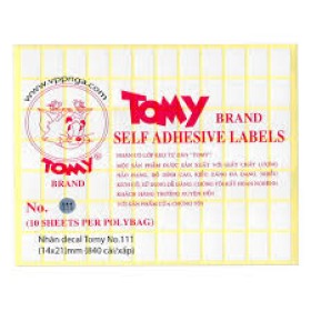 Decal A5 Tomy GP (Từ 99 đến 124)