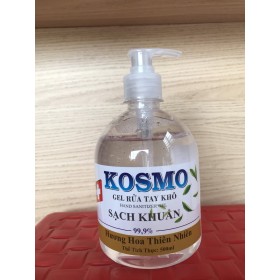 Dung dịch gel rửa tay khô Kosmo 500 ml 