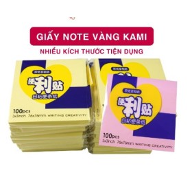 Giấy note 4 màu 3x3 Kami