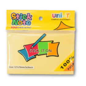 Giấy note vàng 3x5 Uni-T