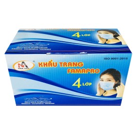 Khẩu trang y tế 4 lớp kháng khuẩn dày