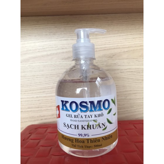 Dung dịch gel rửa tay khô Kosmo 500 ml  