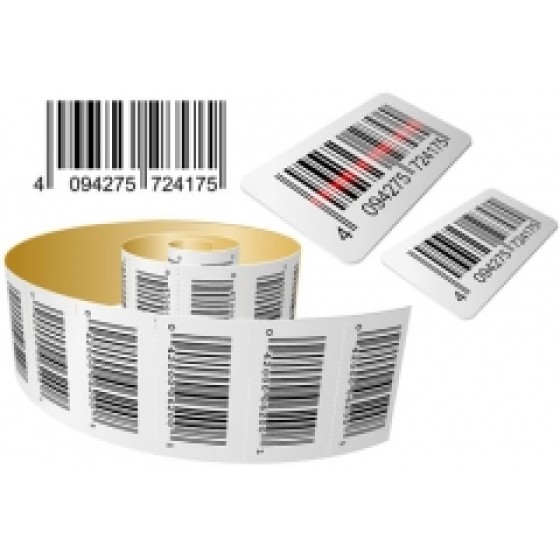 Giấy decal mã vạch các khổ (giấy in barcode)  